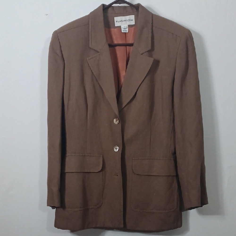 Evan Picone Classic Tan Blazer